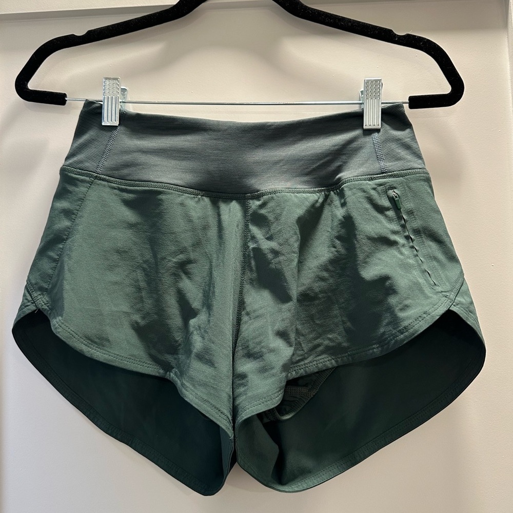 Outdoor Voices athletic shorts. SIZE: Small. Color:Green.